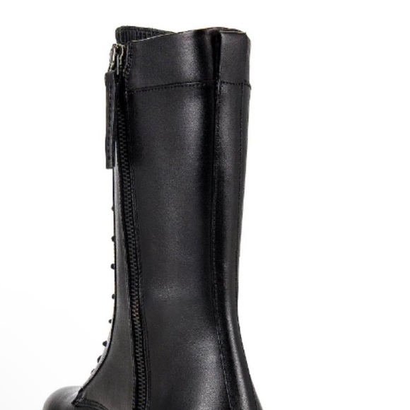 New Lead with Love Black Combat Boots Lita by Ciara Sz 36/6 $398 SOLD OUT!! - Picture 4 of 14